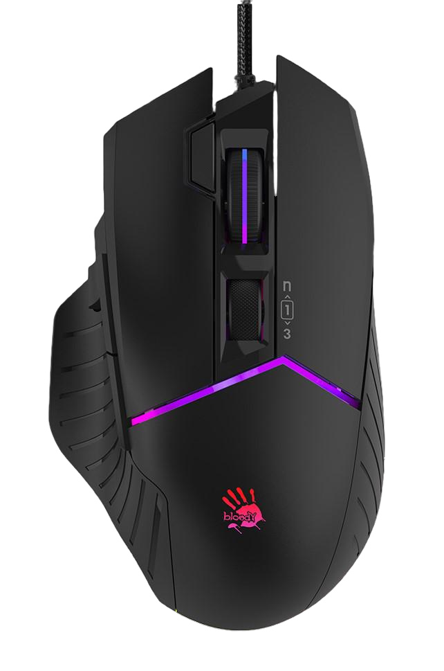 Bloody W95 Max Sports 12.000 CPI 8 Tuş Optik RGB Siyah Kablolu Gaming (Oyuncu) Mouse